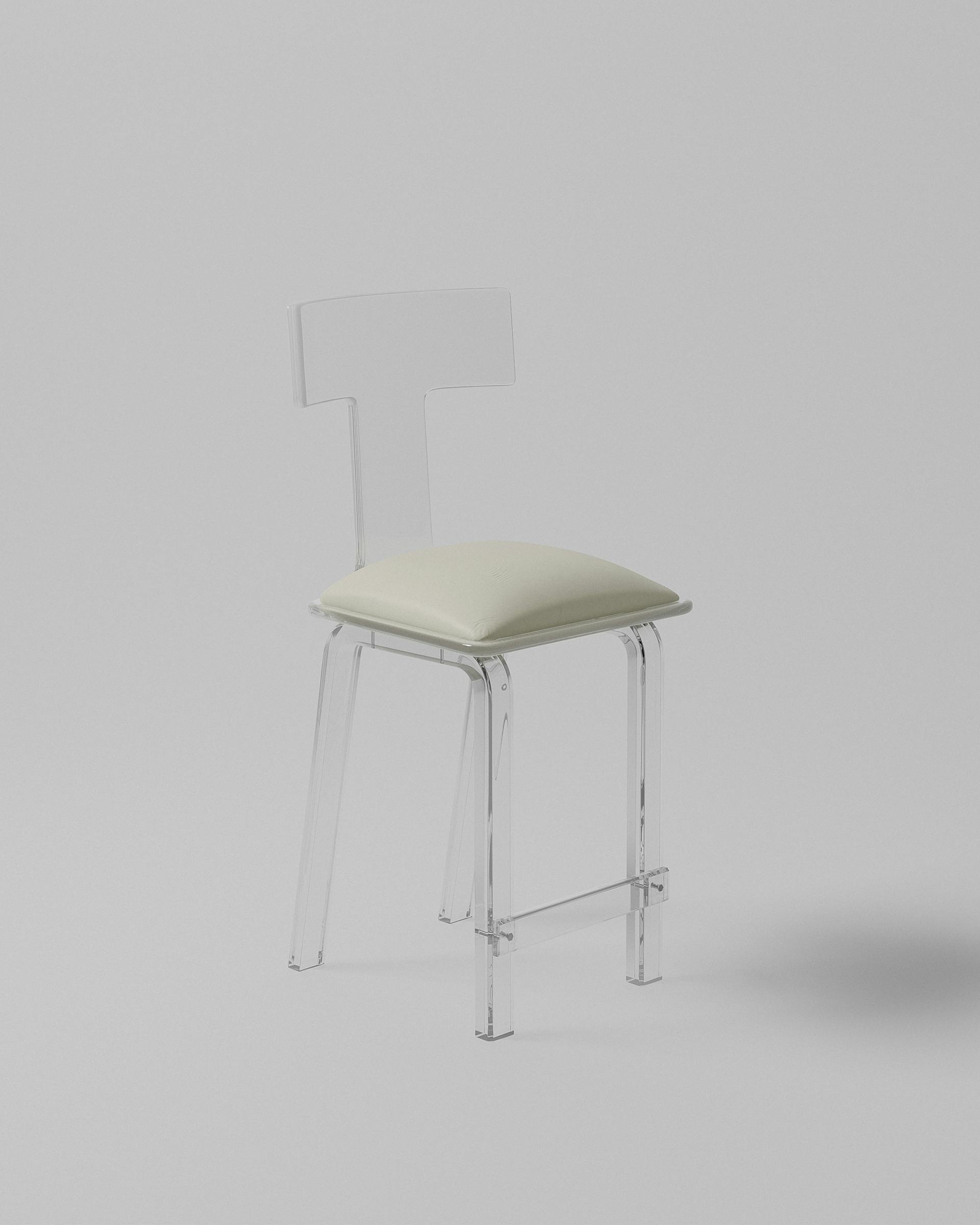 Sofia – Acrylic Barstool by MUÑIZ | Miami