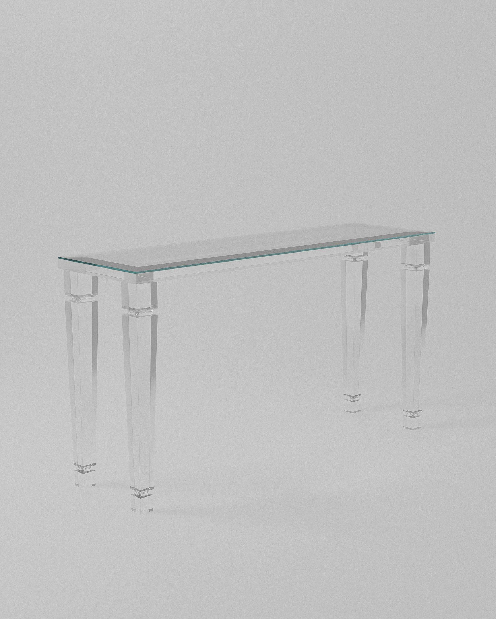 Philipe – Acrylic Console Table by MUÑIZ | Miami