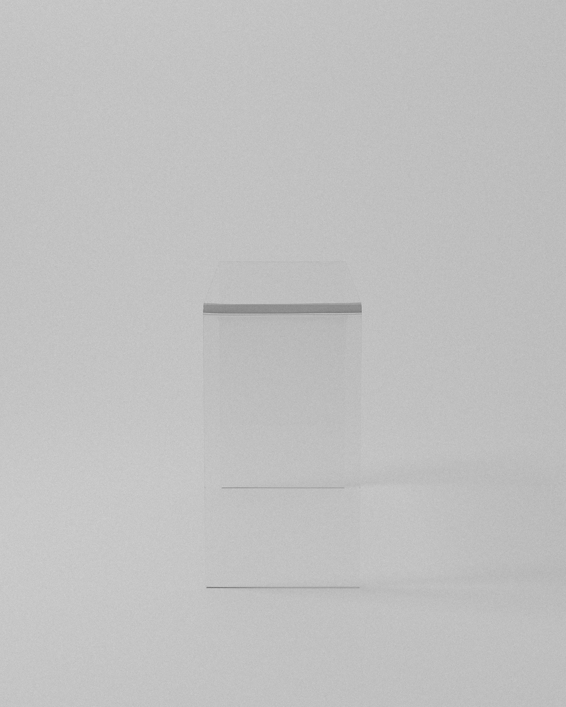 Waterfall acrylic console table – Clear acrylic block console table front | MUÑIZ Miami